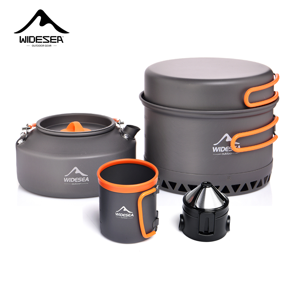Kitchen Baking Pan Set - Camping Tableware Outdoor Cookware Set Pots