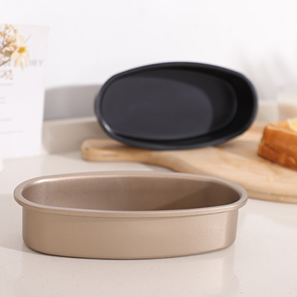 Springform Pan Set - 23Cm Oval Non-stick Pans Carbon Steel