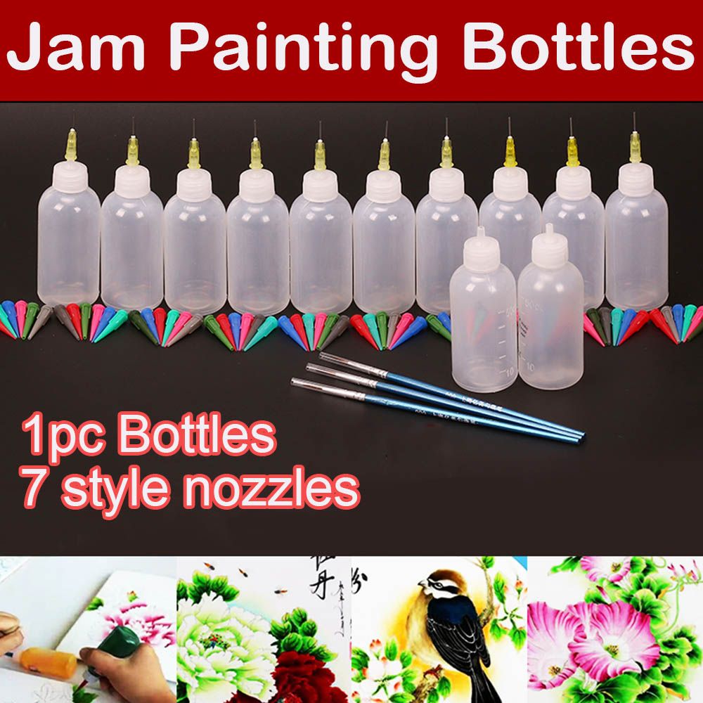 Kitchen Baking Drawing - 50ML Craft Jam Pot Nozzles Cooking