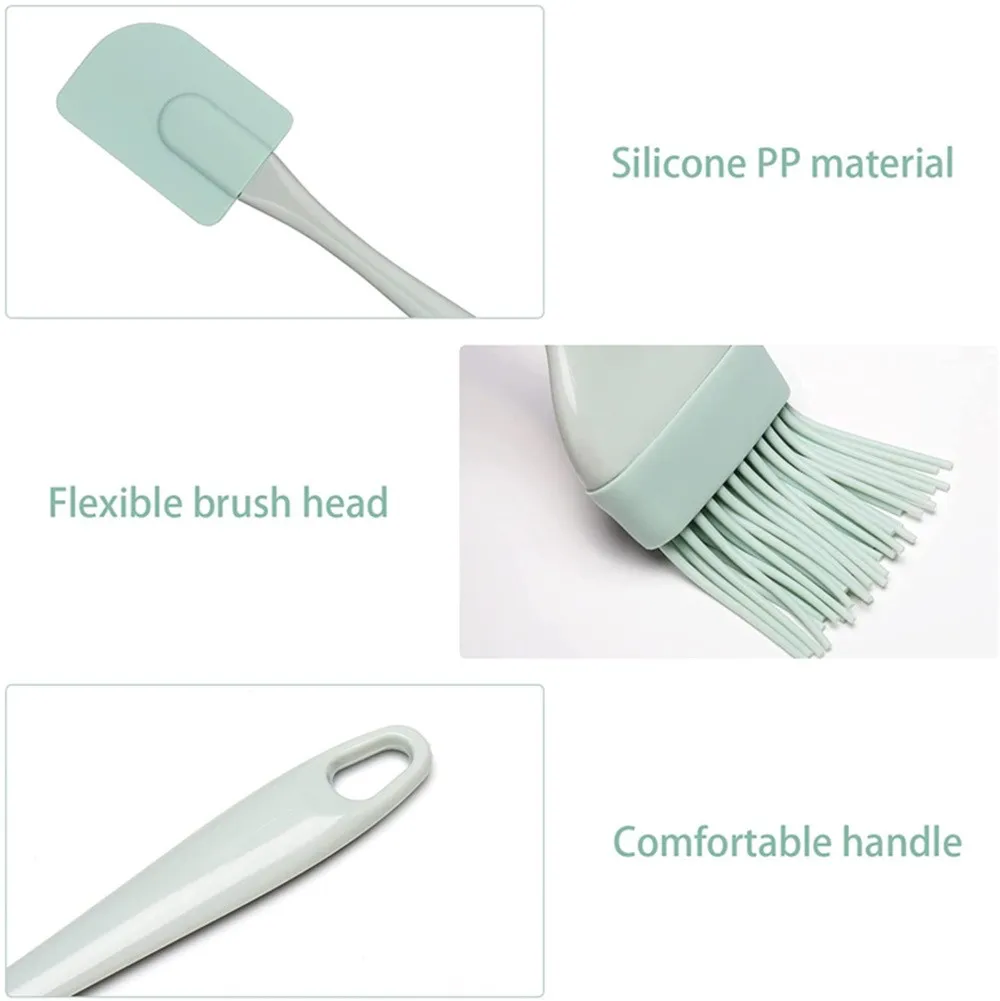 Kitchen Baking Mixer - 3Pcs Cream Scraper DIY Bread Cake