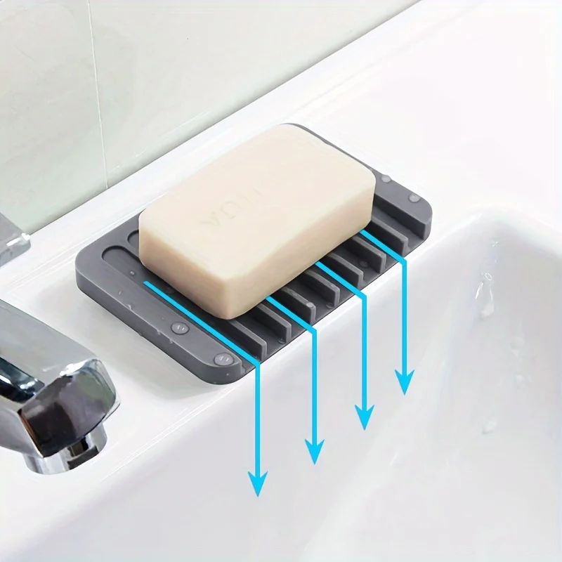 Kitchen Zo - New 1PC Silicone Draining Soap Box