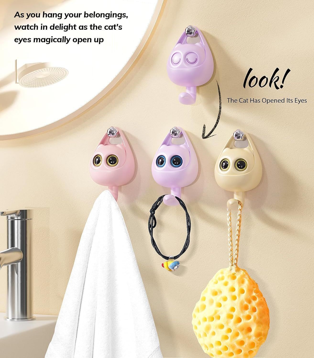 Creative Cartoon Blink Cat Hoo - Kitchen Zo review and price