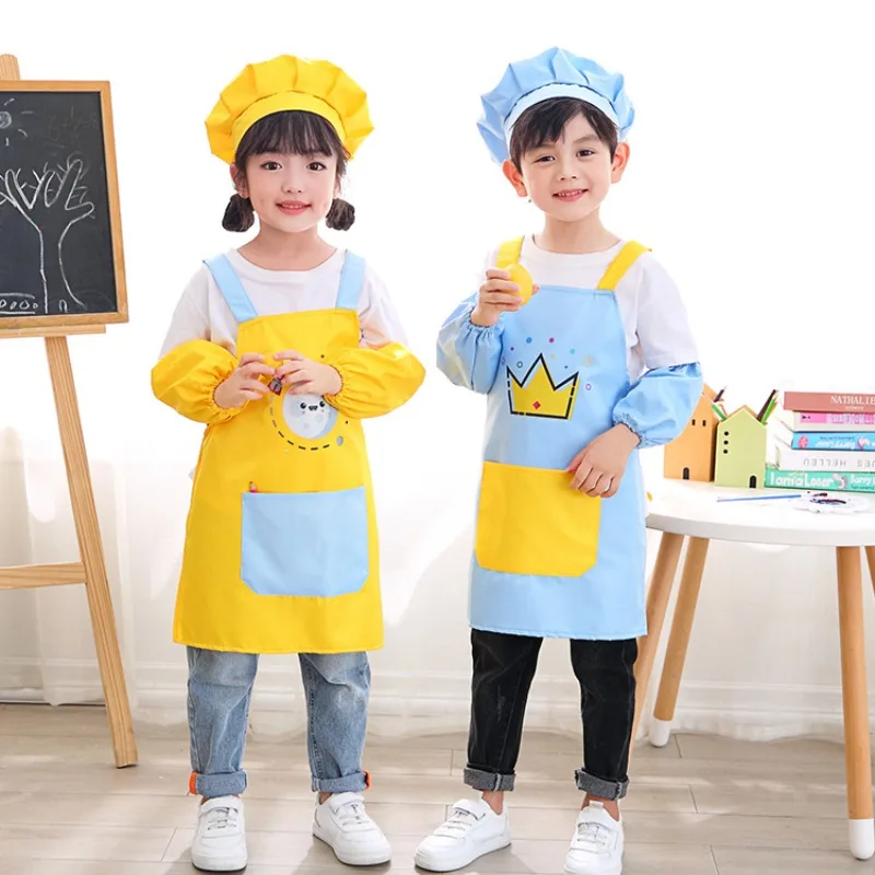 3pc Children Kitchen Apron Set - Kitchen Baking Drawing review and price