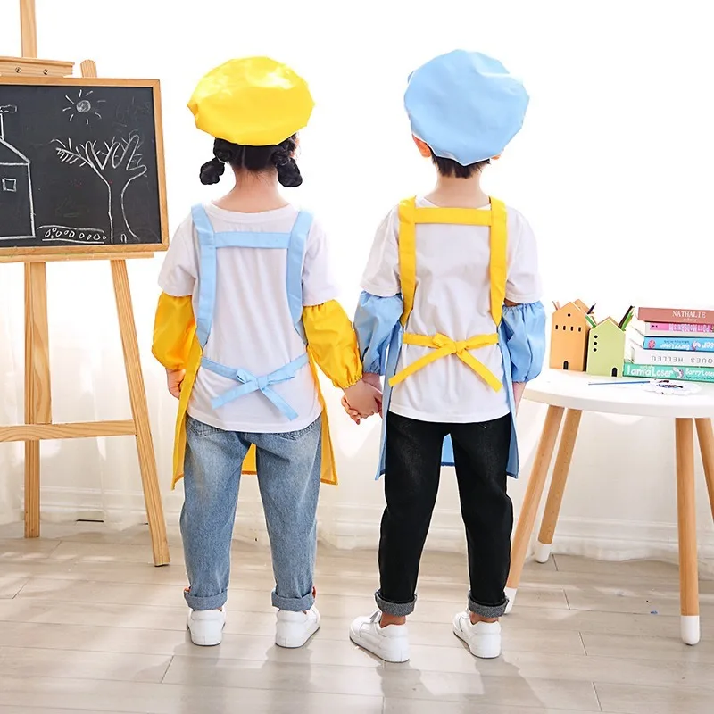 3pc Children Kitchen Apron Set - Kitchen Baking Drawing review and price