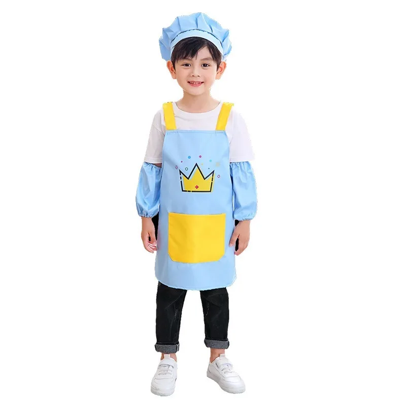 3pc Children Kitchen Apron Set - Kitchen Baking Drawing review and price