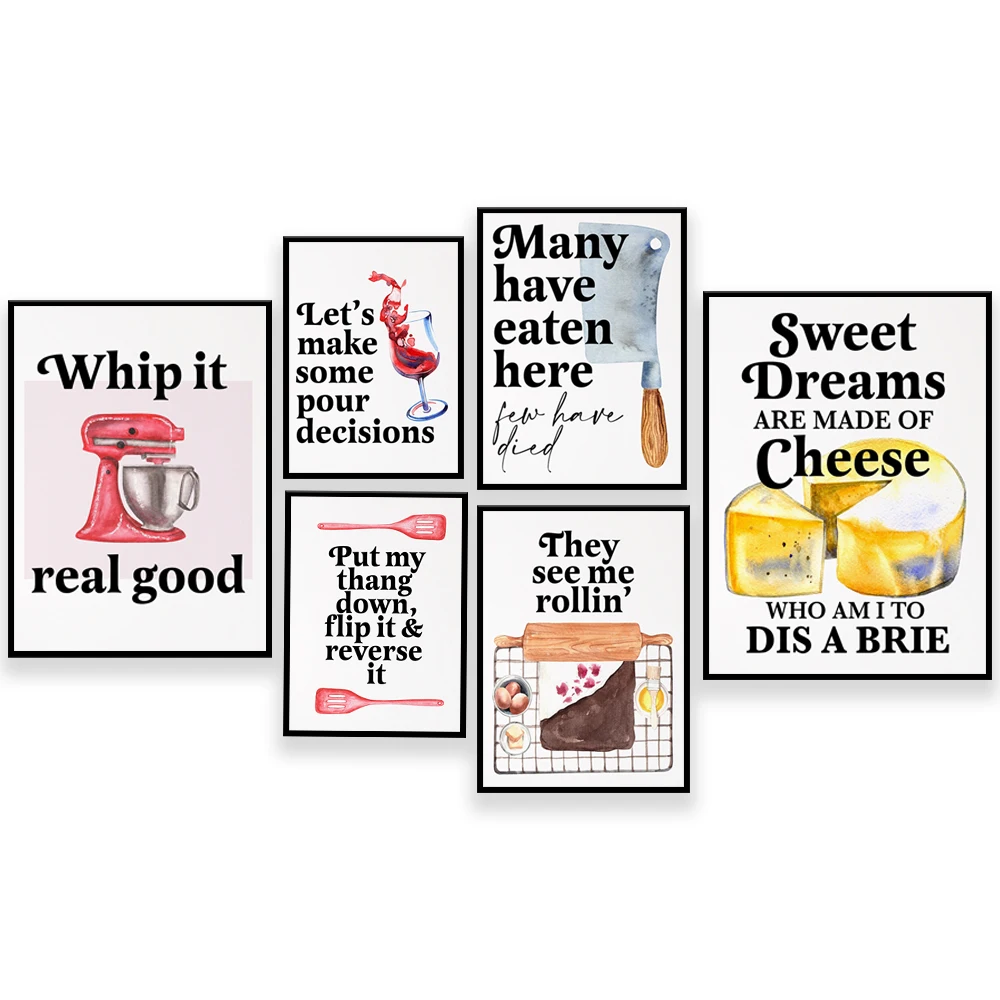 Funny Baking Quotes Posters, F - Kitchen Baking Wall Art review and price