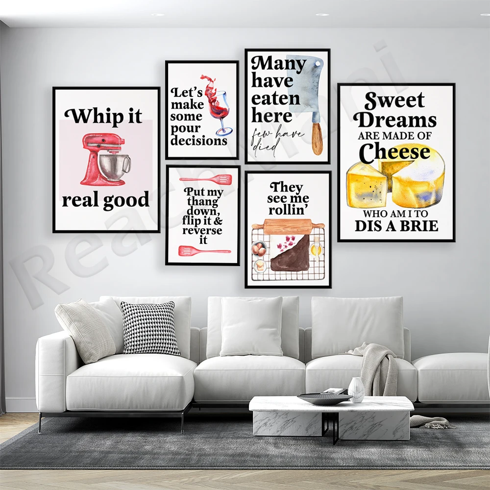 Funny Baking Quotes Posters, F - Kitchen Baking Wall Art review and price