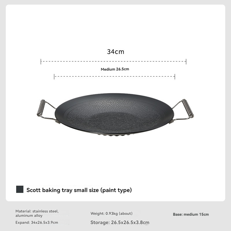 CAMPINGMOON GRW-27F Three-laye - Kitchen Baking Pan Set review and price
