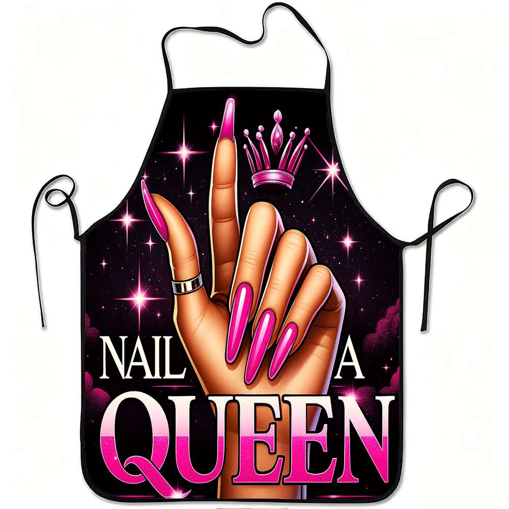 1 Trendy Nail Art-Themed Apron - Kitchen Baking Ideas review and price