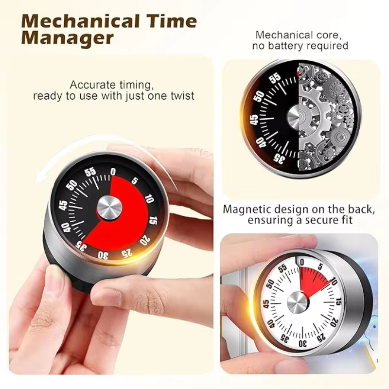 Stainless Steel Timer Magnetic - Baking Kitchen Hourly review and price