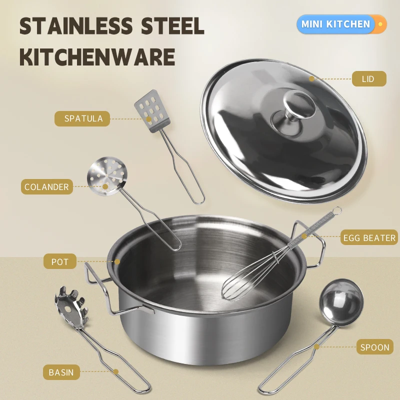 Stainless Steel Kids Kitchen T - Kitchen Baking Pan Set review and price