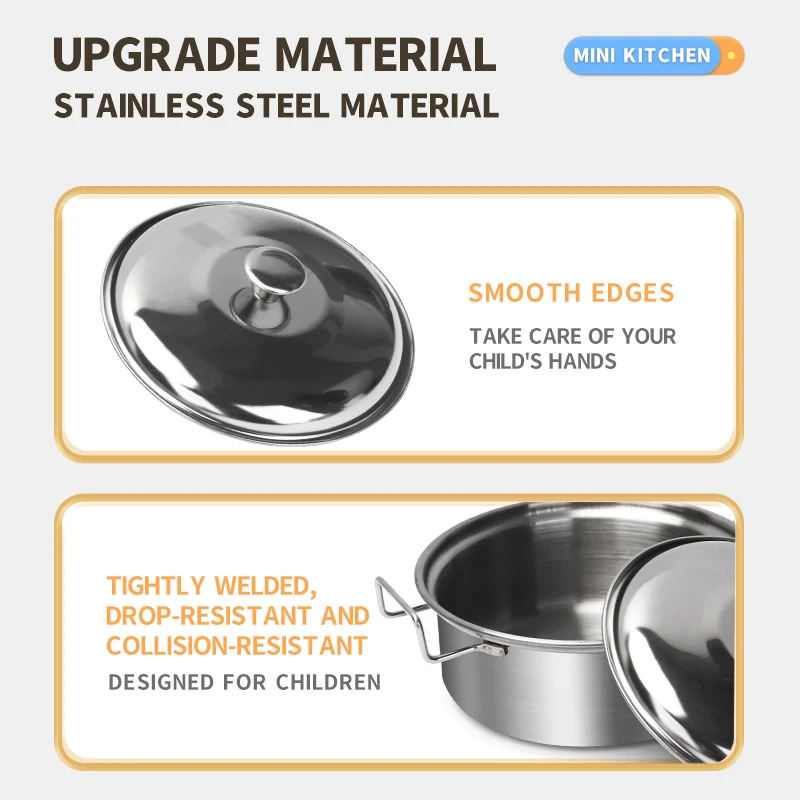 Stainless Steel Kids Kitchen T - Kitchen Baking Pan Set review and price