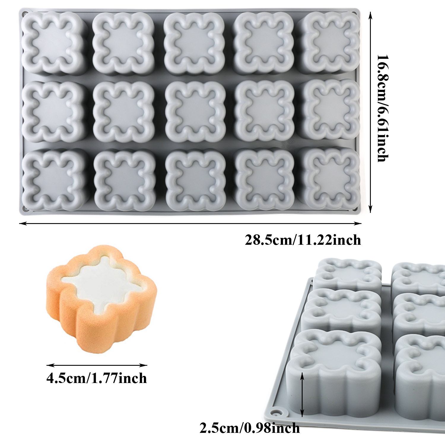 A Pack of Square Wave-Shaped S - Kitchen Baking Must Haves review and price