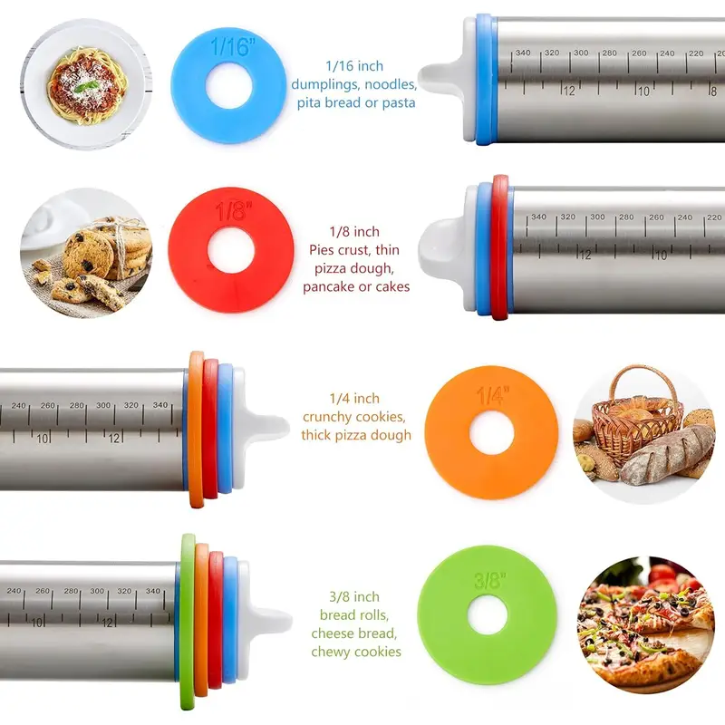 Adjustable Thickness Rolling P - Kitchen Roll Baking review and price