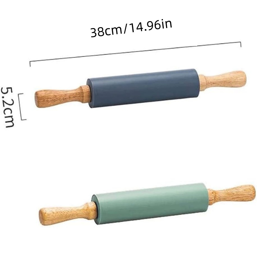 Non-Stick Silicone Rolling Pin - Kitchen Roll Baking review and price