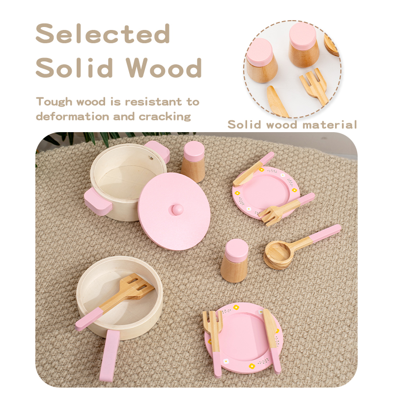Wooden Kitchen Play Set for Ki - Kitchen Baking Pan Set review and price