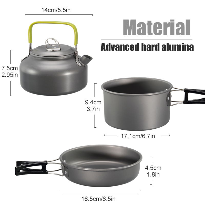 WESTTUNE Camping Cookware Kit  - Kitchen Baking Pan Set review and price