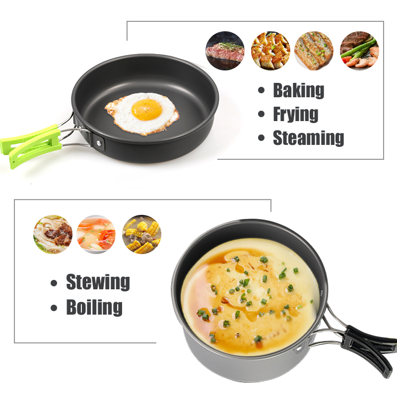 WESTTUNE Camping Cookware Kit  - Kitchen Baking Pan Set review and price