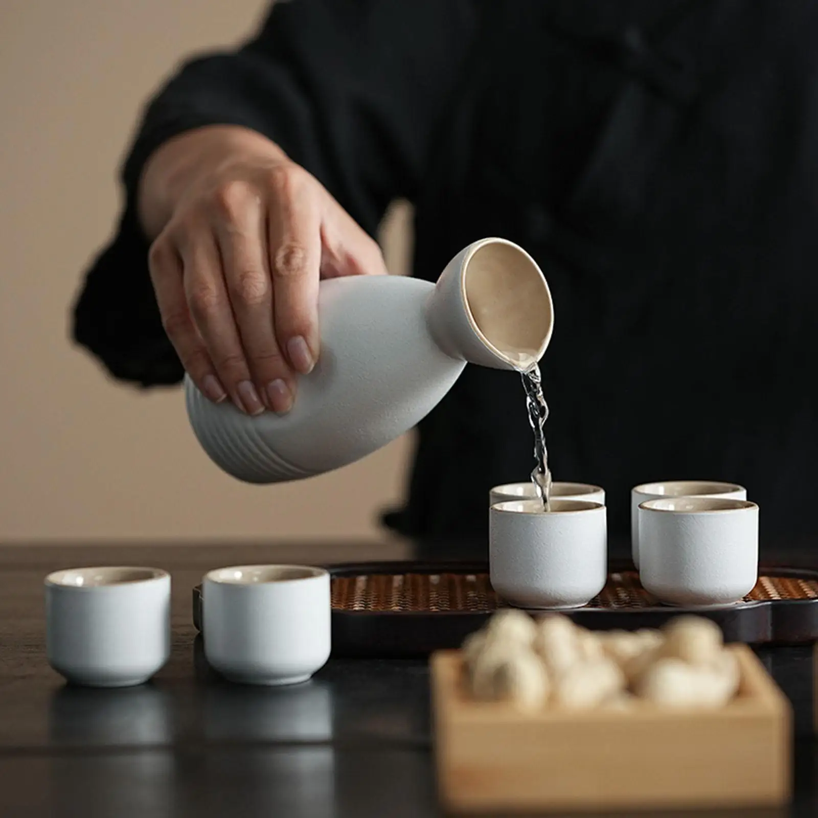 Japanese Style Ceramic Sake Po - Kitchen Baking Pan Set review and price