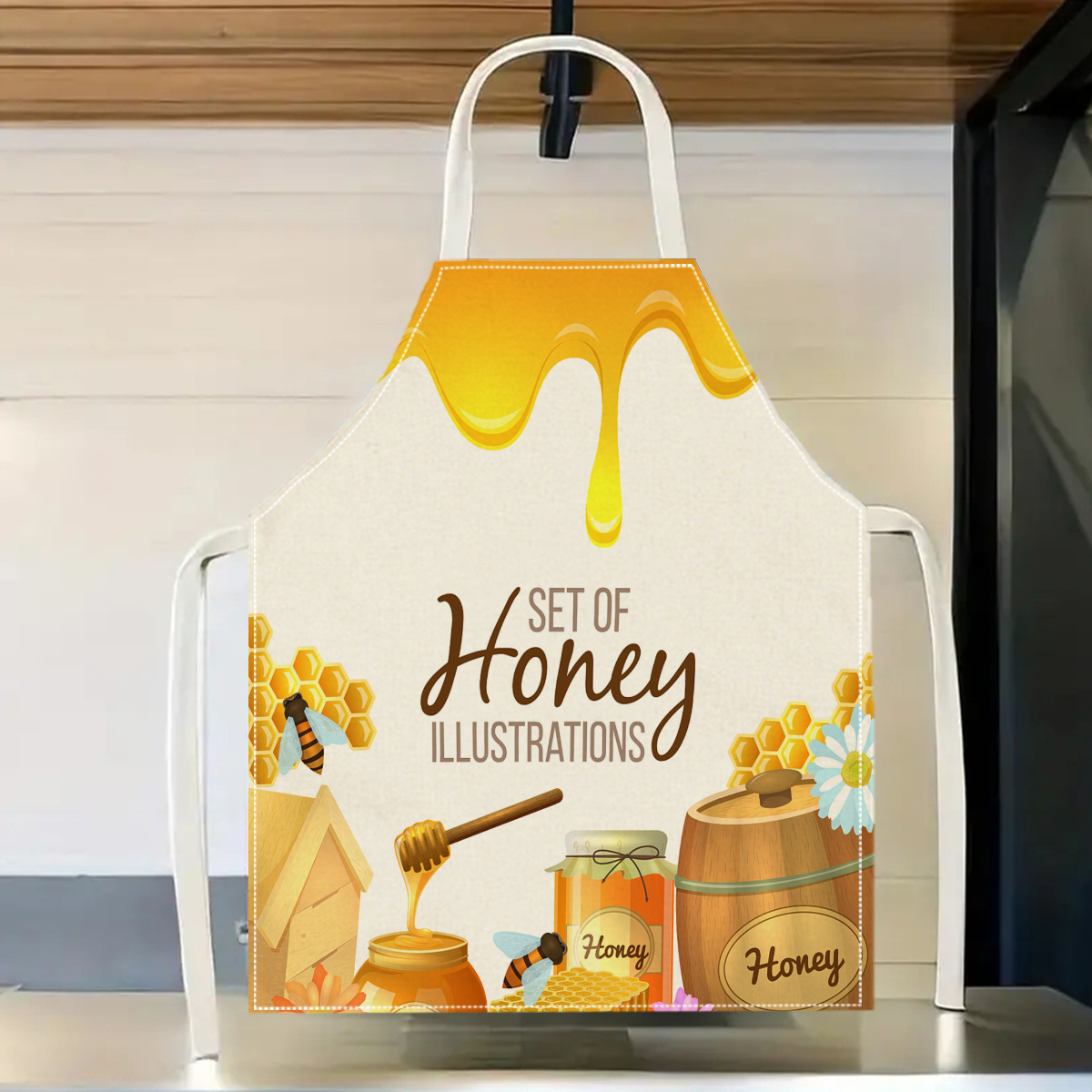 1pc Honey Bee Apron Sweet Kitc - Kitchen Baking Ideas review and price