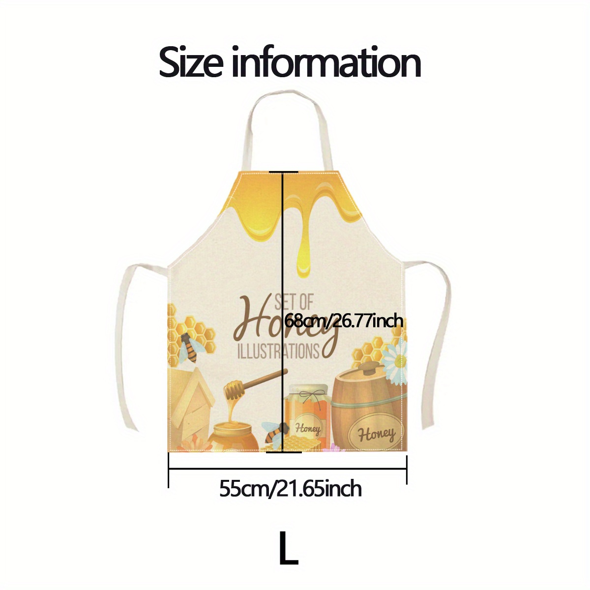 1pc Honey Bee Apron Sweet Kitc - Kitchen Baking Ideas review and price