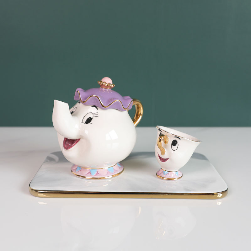 Hot Teapot Cartoon Beauty And  - Kitchen Baking Pan Set review and price