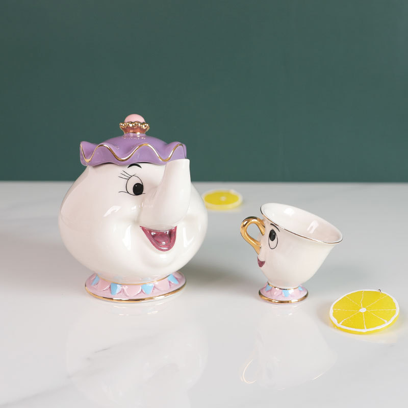 Hot Teapot Cartoon Beauty And  - Kitchen Baking Pan Set review and price