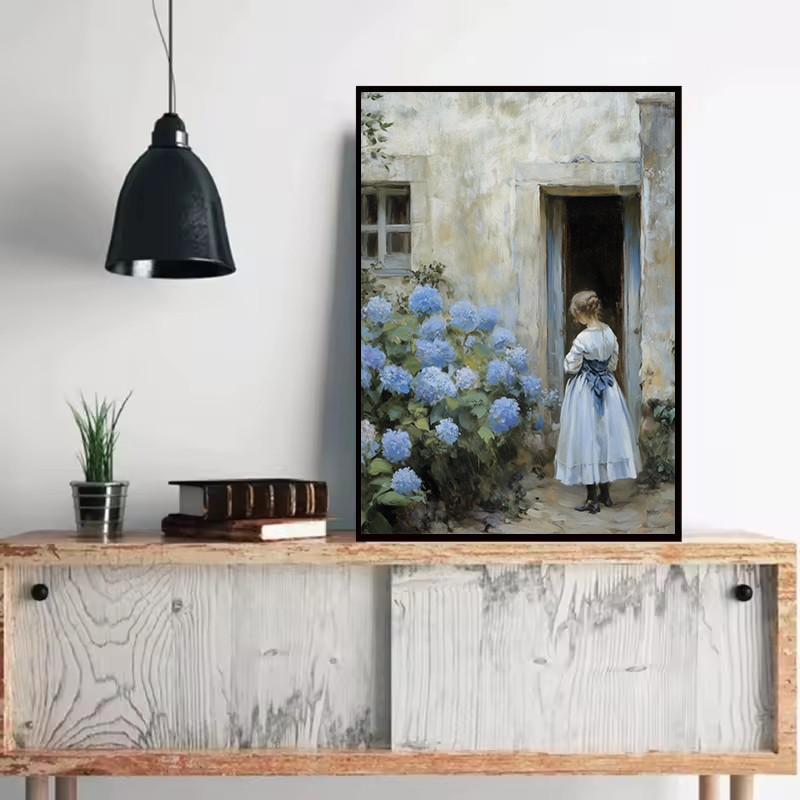 French Kitchen Woman Baking Br - Kitchen Baking Wall Art review and price