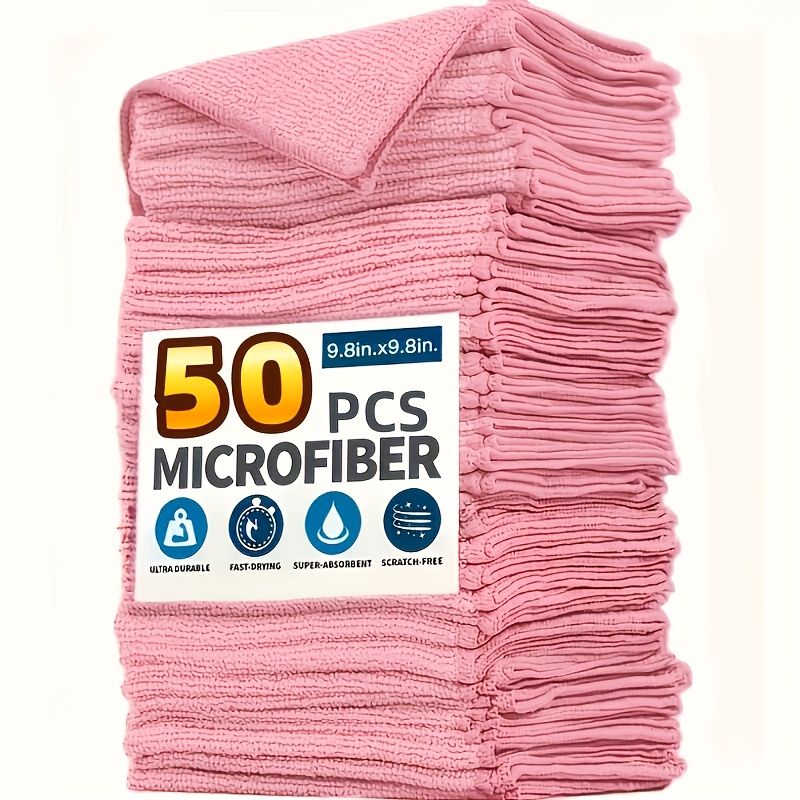 1-50Pcs Light Pink Microfiber  - Kitchen Baking Mixer review and price