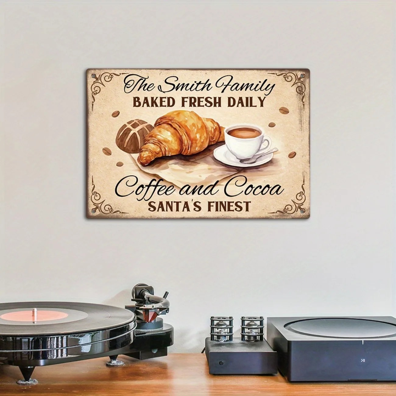 [2D Flat] Rustic Farmhouse Bak - Kitchen Baking Wall Art review and price