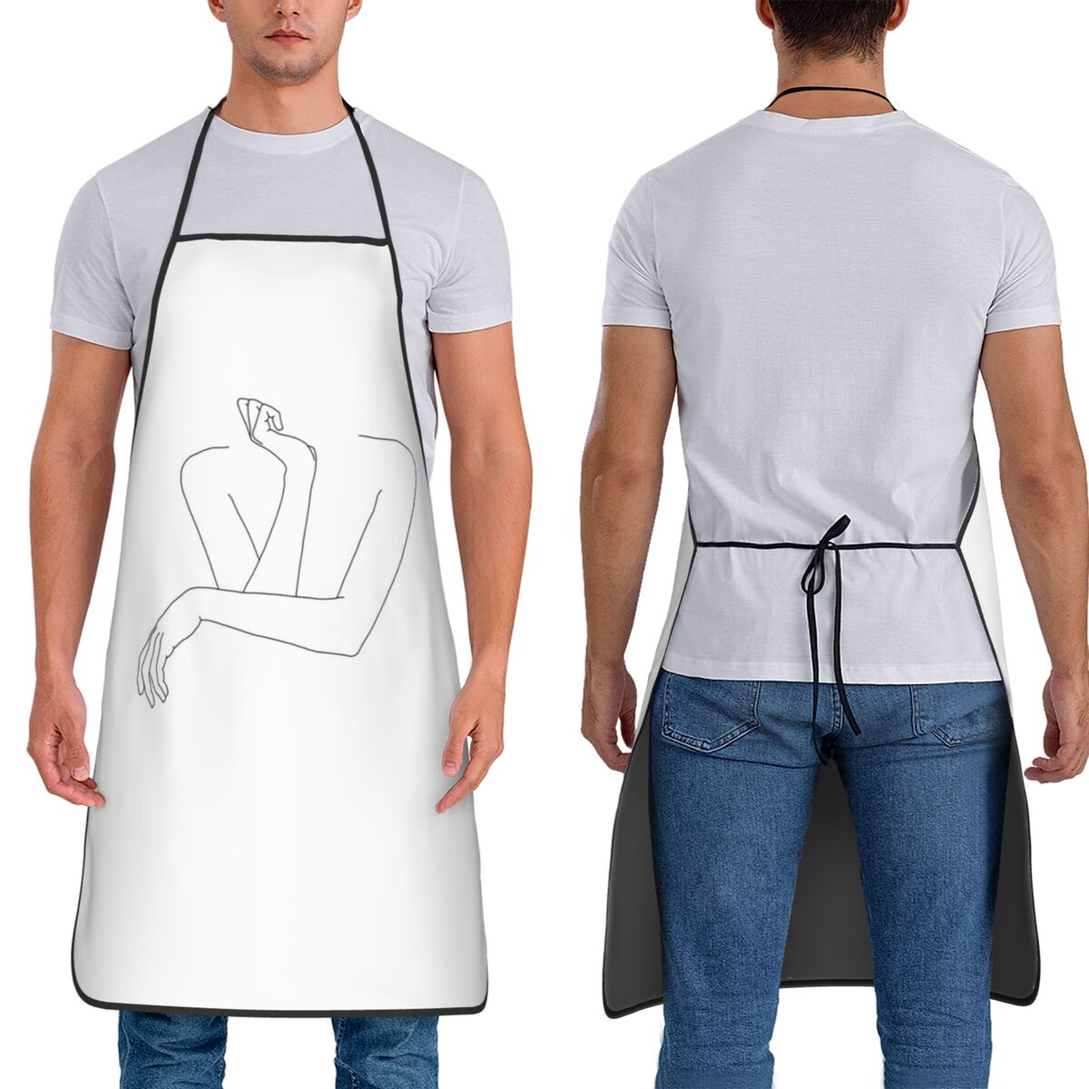 Folded Arms Line Drawing - Ann - Kitchen Baking Drawing review and price