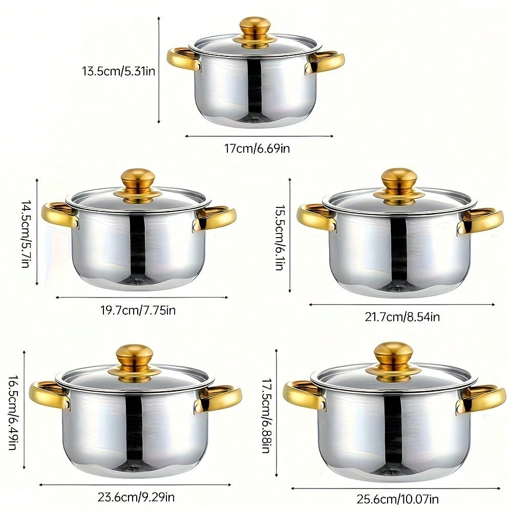 Stainless Steel Pot Set Modern - Kitchen Baking Pan Set review and price
