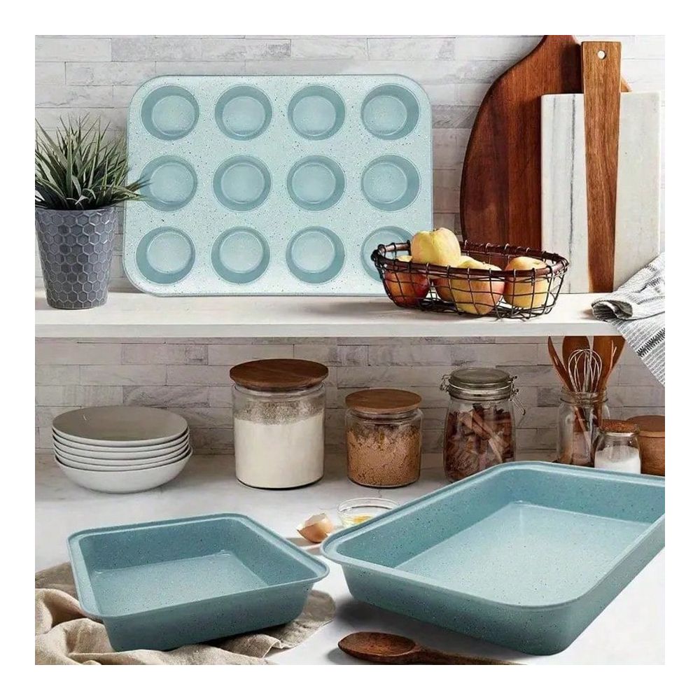 10 Piece Bakeware Set, NonStic - Kitchen Baking Pan Set review and price