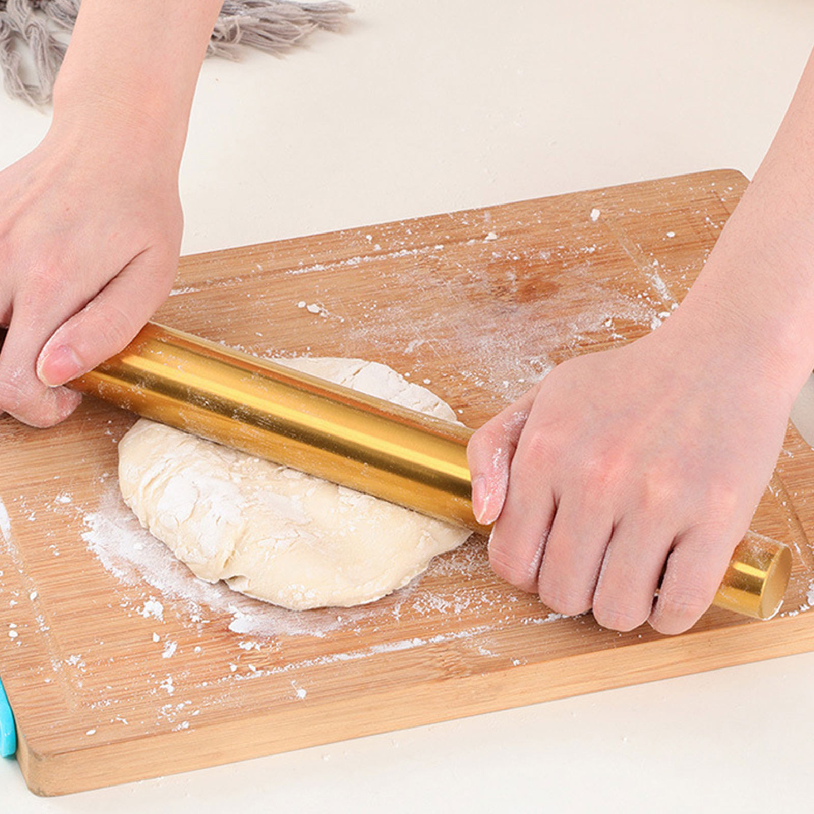 Gold Rolling Pin Baking Tool C - Kitchen Roll Baking review and price