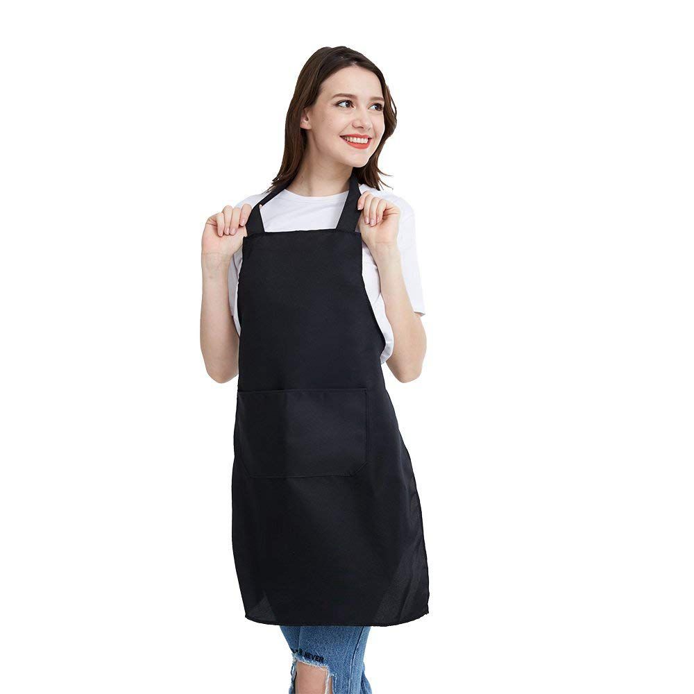 12 Pack Bib Apron - Unisex Bla - Kitchen Baking Drawing review and price