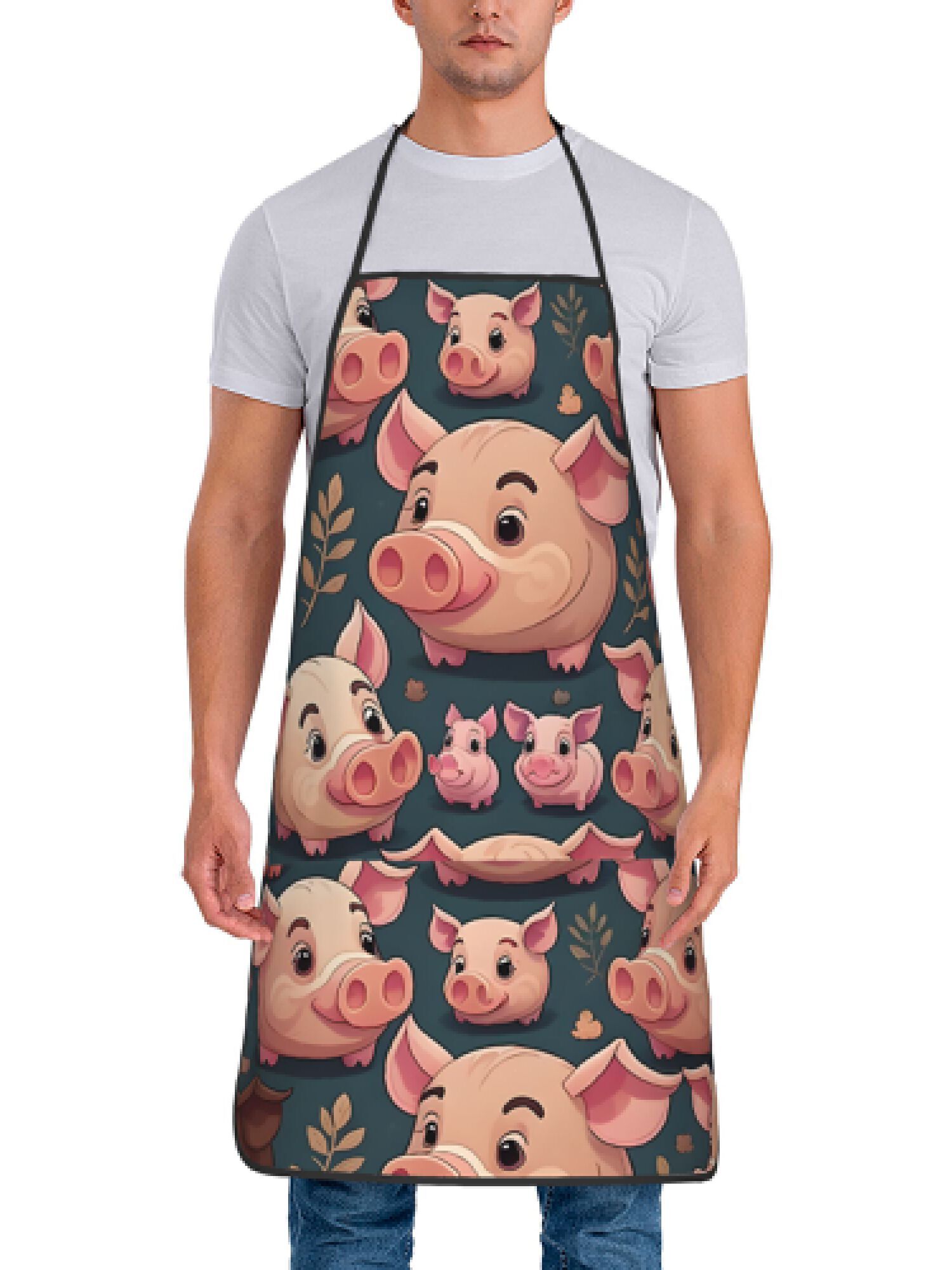 1 Piece Retro Pink Pig Design  - Kitchen Baking Ideas review and price