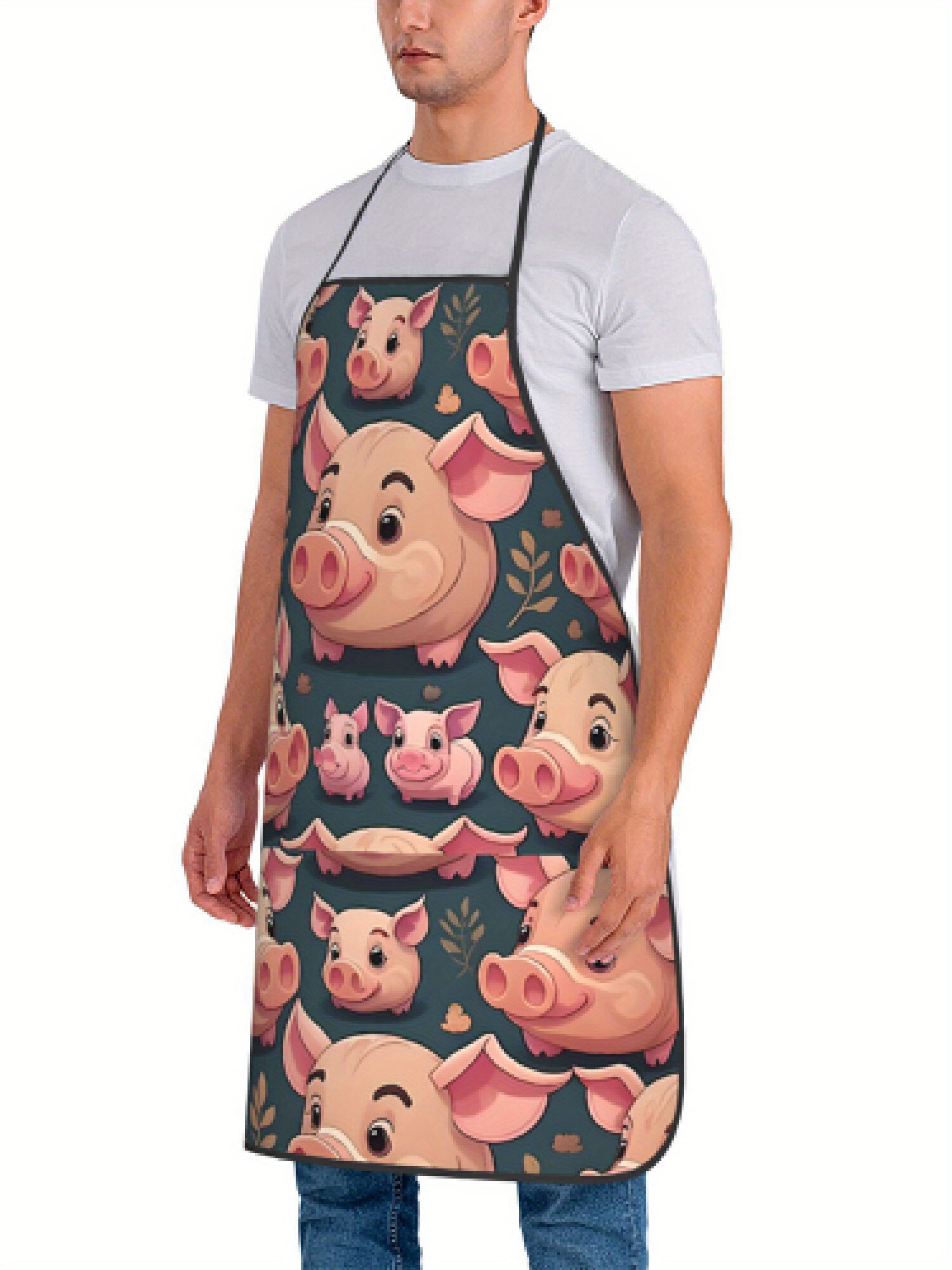 1 Piece Retro Pink Pig Design  - Kitchen Baking Ideas review and price