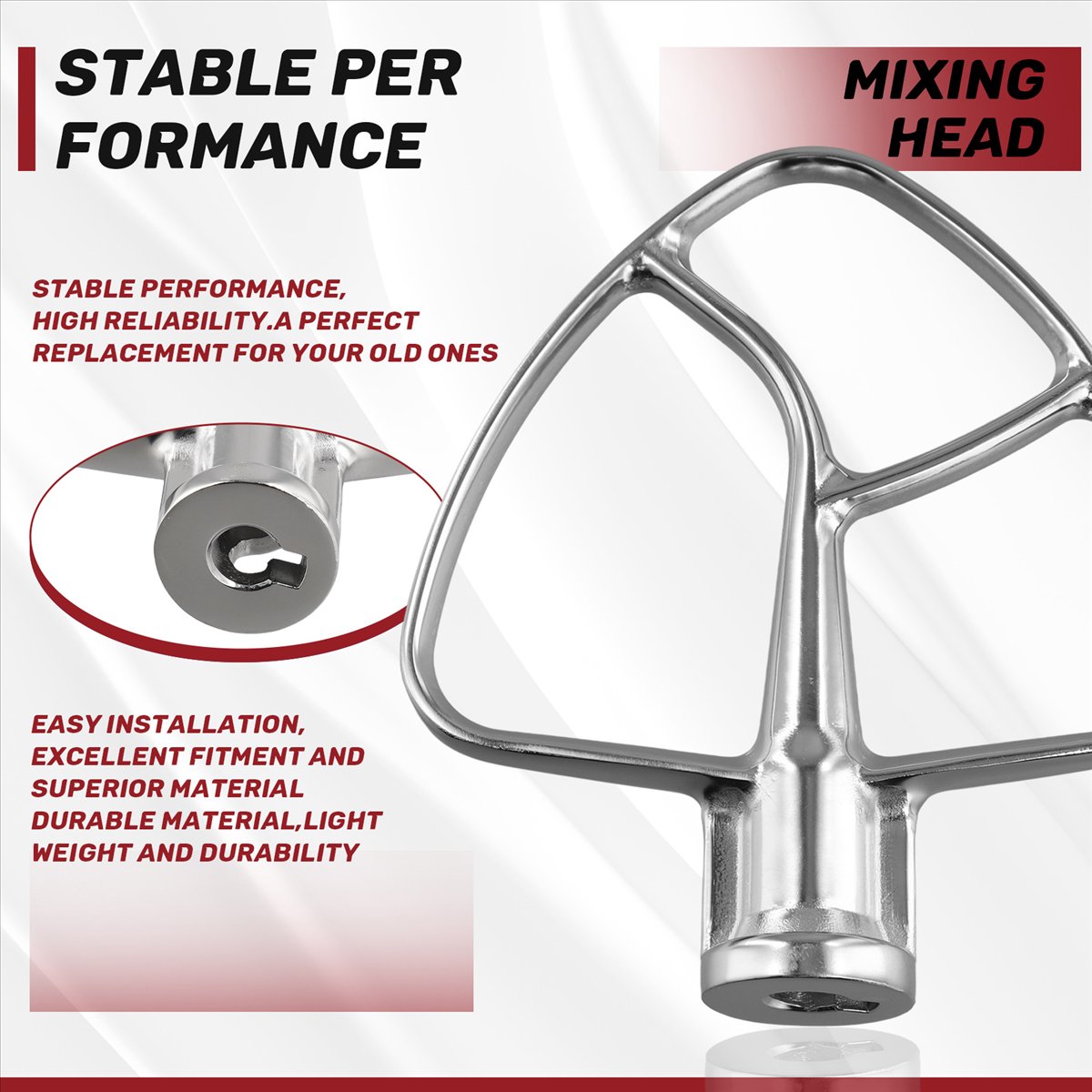 Hot A60T Stainless Steel Flat  - Kitchen Baking Aid review and price