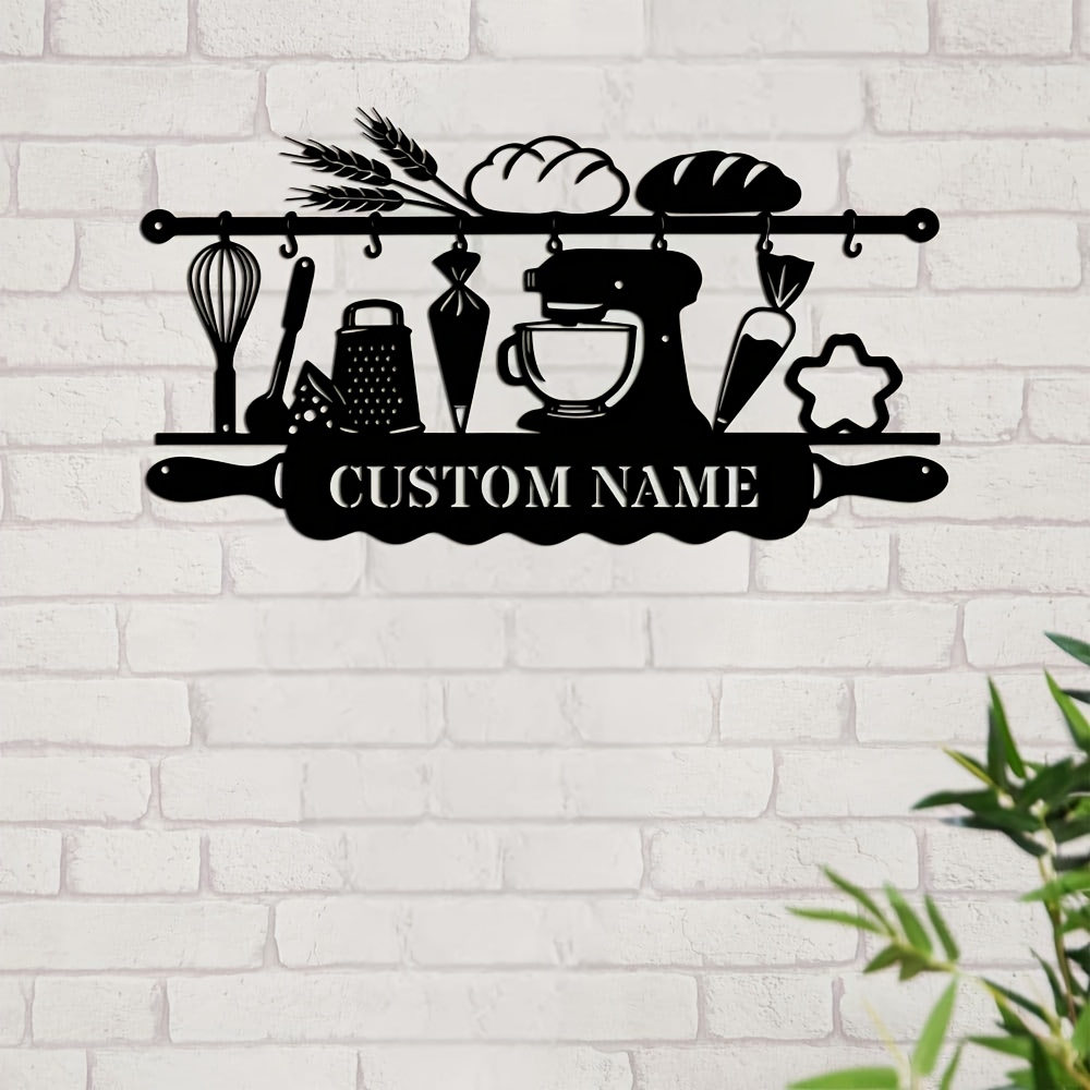 Personalized Kitchen Iron Wall - Kitchen Baking Area review and price