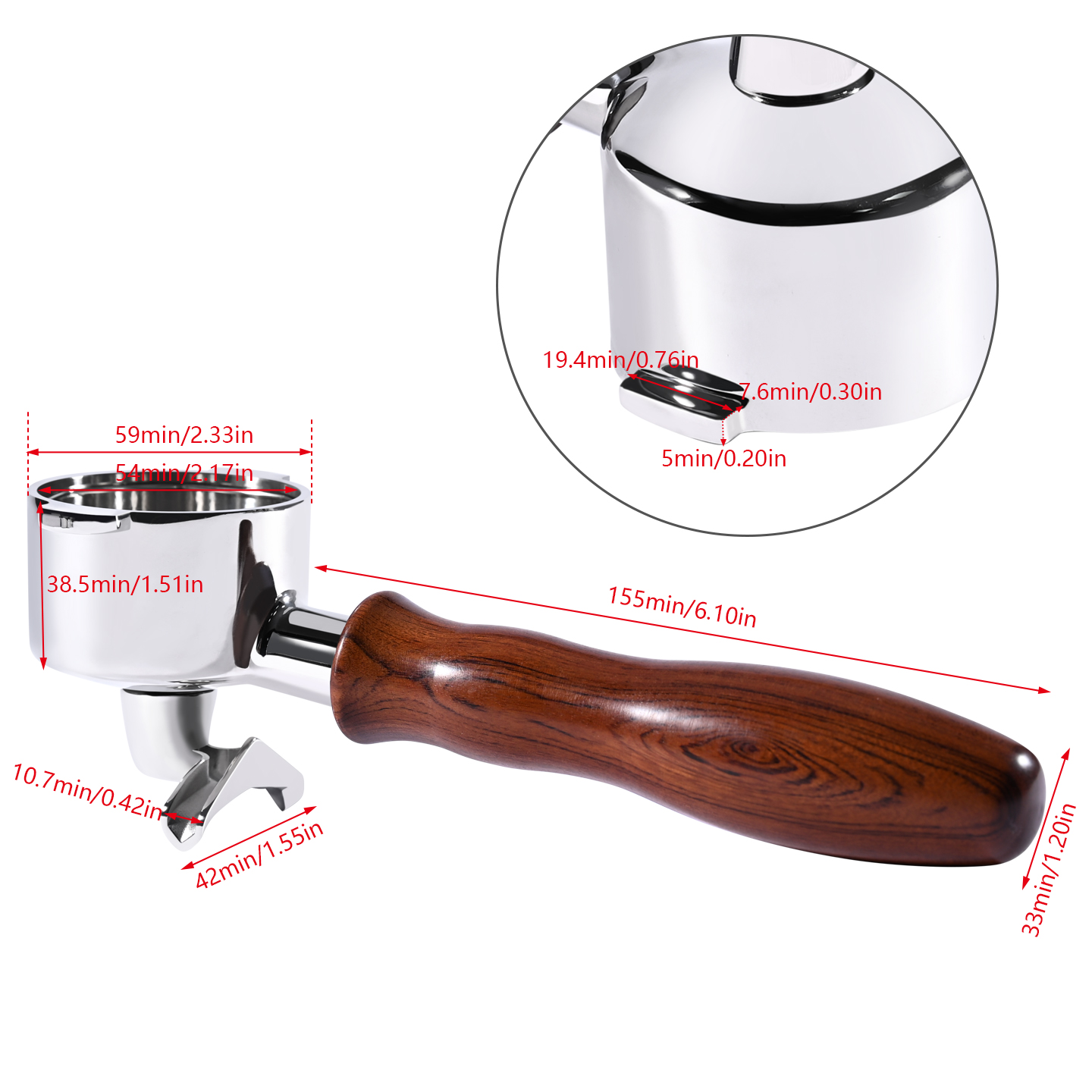 51mm 2 Ears Double Spout Porta - Delonghi Espresso Ecp3420 review and price
