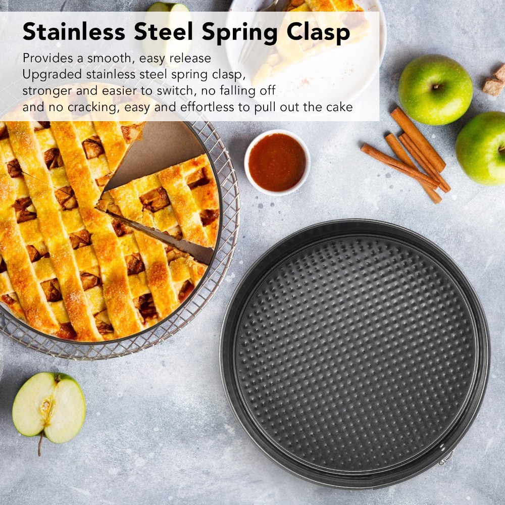 3pcs Carbon Steel Cake Pan Set - Springform Pan Set review and price