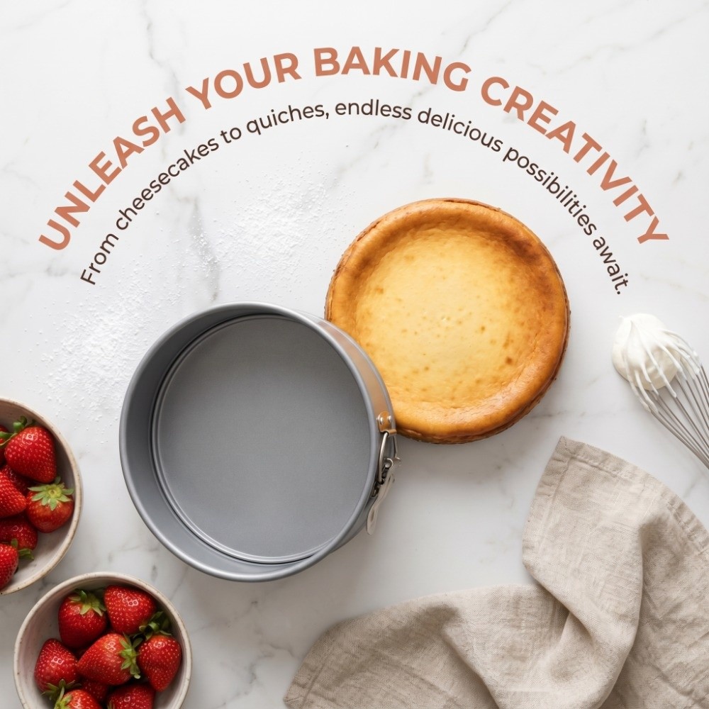 3pcs Carbon Steel Cake Pan Set - Springform Pan Set review and price