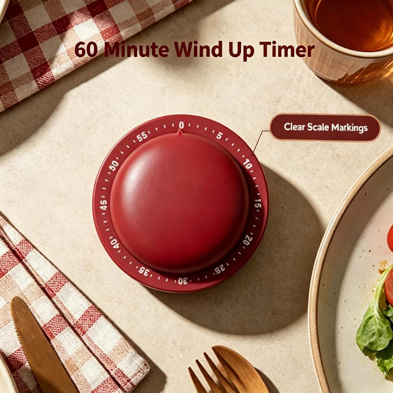 Mechanical Kitchen Timer with  - Baking Kitchen Hourly review and price