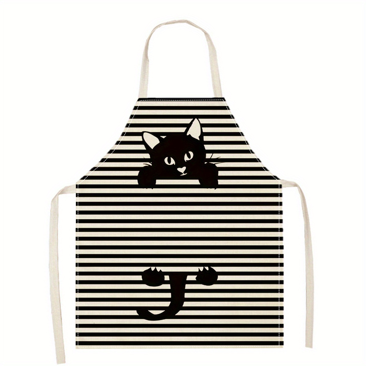 Linen Apron Funny Cat Sunglass - Kitchen Baking Ideas review and price