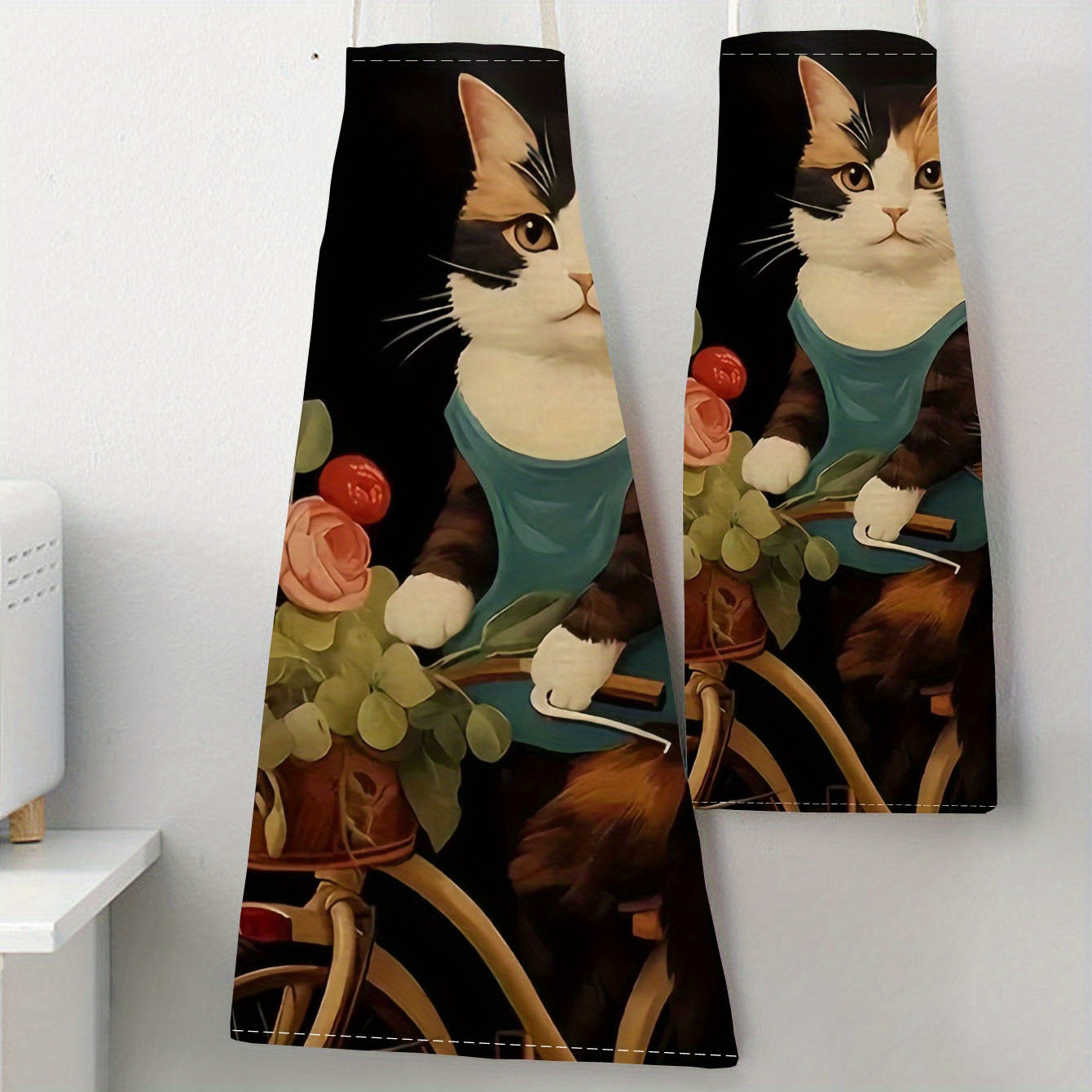 Linen Apron Funny Cat Sunglass - Kitchen Baking Ideas review and price