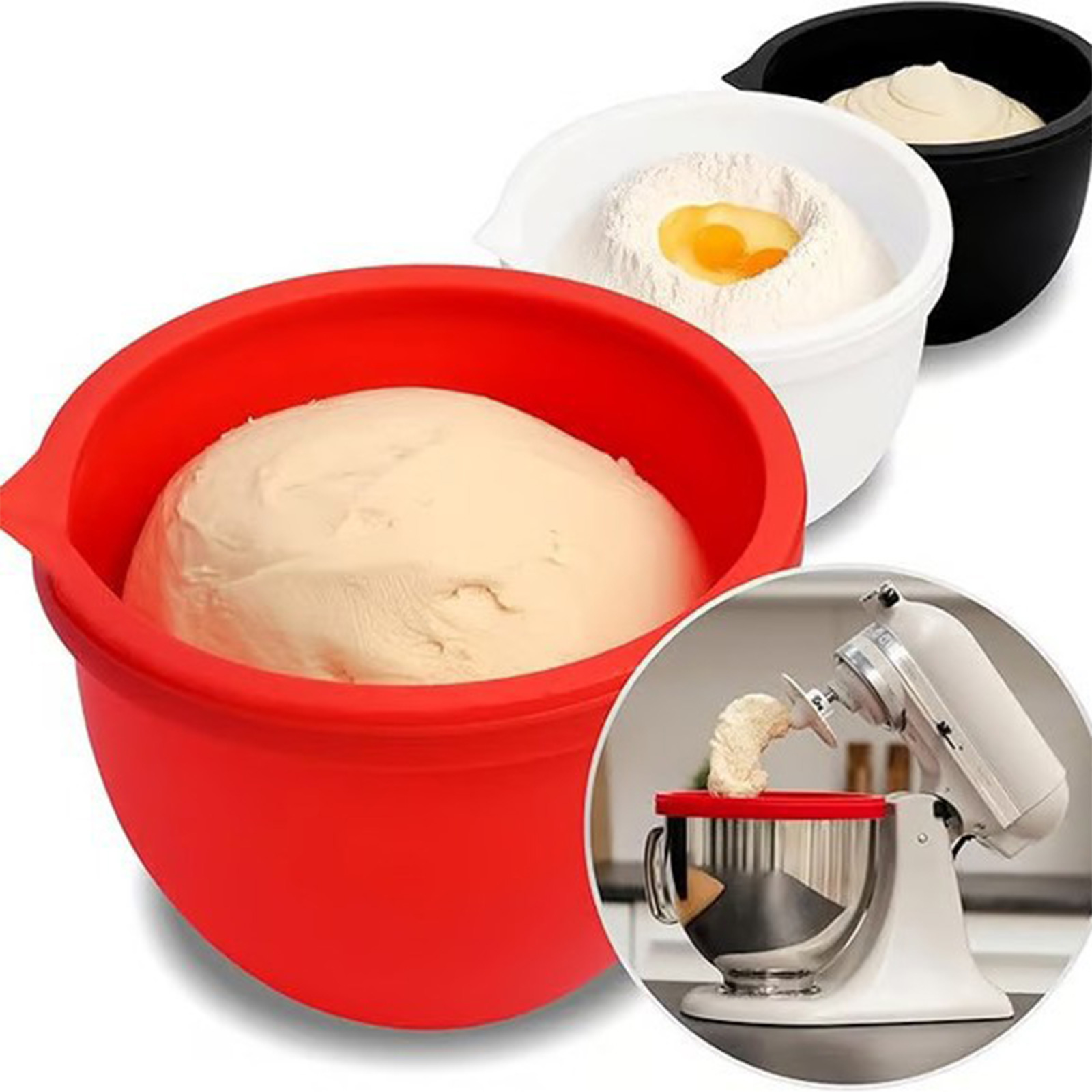 Silicone Liner Mixer Attachmen - Kitchen Baking Aid review and price